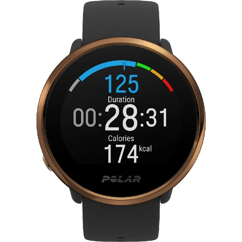 Unisex Vintage Style Watches-Polar 90079362 Ignite Black Fitness Smartwatch