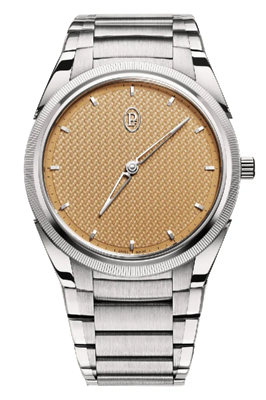 Men's Classic Dress Watches-Parmigiani Fleurier Tonda PF Micro-Rotor No Date Steel Platinum PFC914-1020021-100182