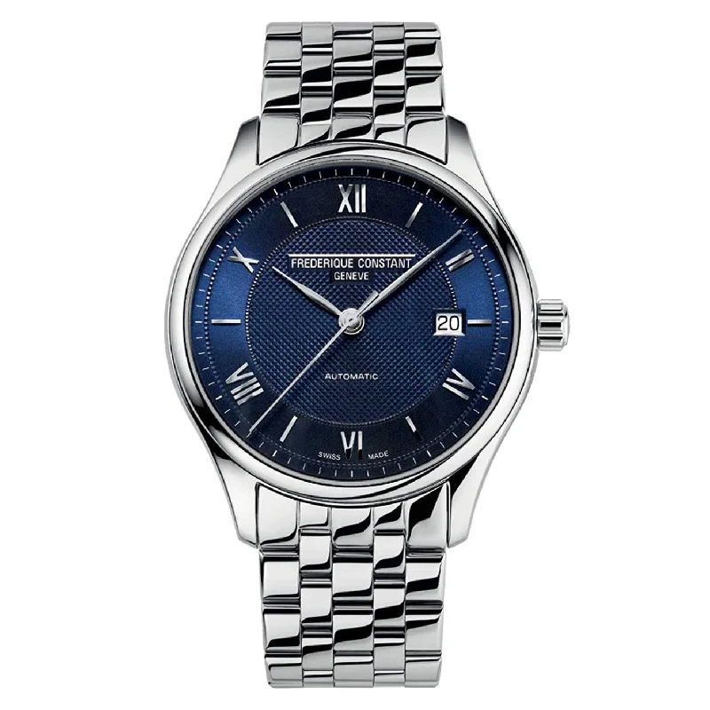 Men's Holiday Season Design Men's Watches-Frederique Constant Automatic Watch Classic Index Steel FC-303MN5B6B Men's Holiday Season Design Men's Watches-Frederique Constant Automatic Watch Classic Index Steel FC-303MN5B6B