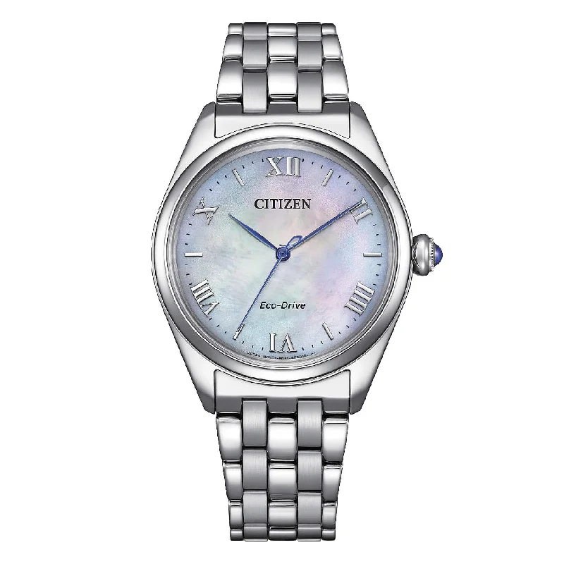 Women's Vintage Style Mechanical Watches-Orologio da donna Citizen EM1140-80D acciaio madreperla Women's Vintage Style Mechanical Watches-Orologio da donna Citizen EM1140-80D acciaio madreperla