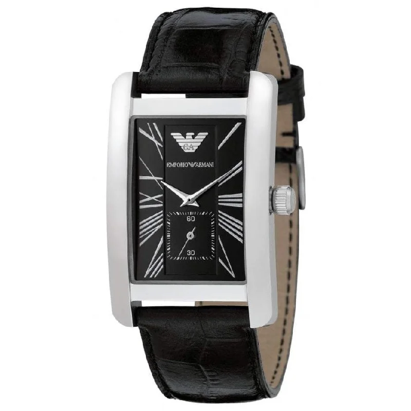 Men's Classic Watch Deals-Emporio Armani AR0143 Men's Classic Black Watch