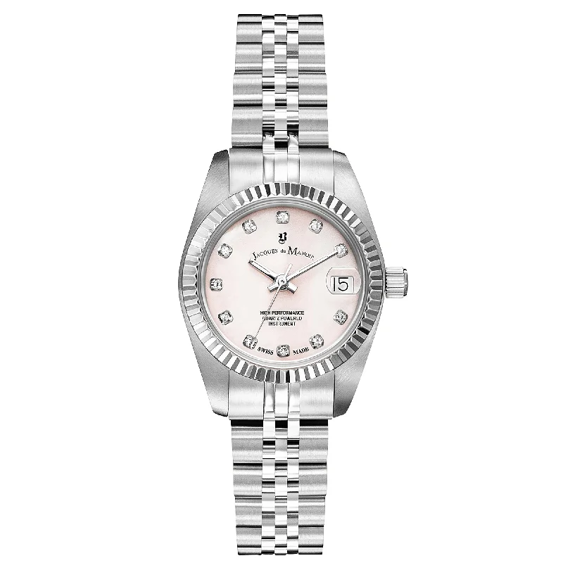 Men's Customized Design Dress Watches-Jacques Du Manoir NRO.40 Ladies Inspiration Mother of Pearl Watch