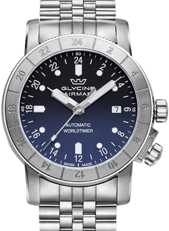 Men's Field Watches News-Airman 42 Horizon Purist - Bracelet Ref. GL0068