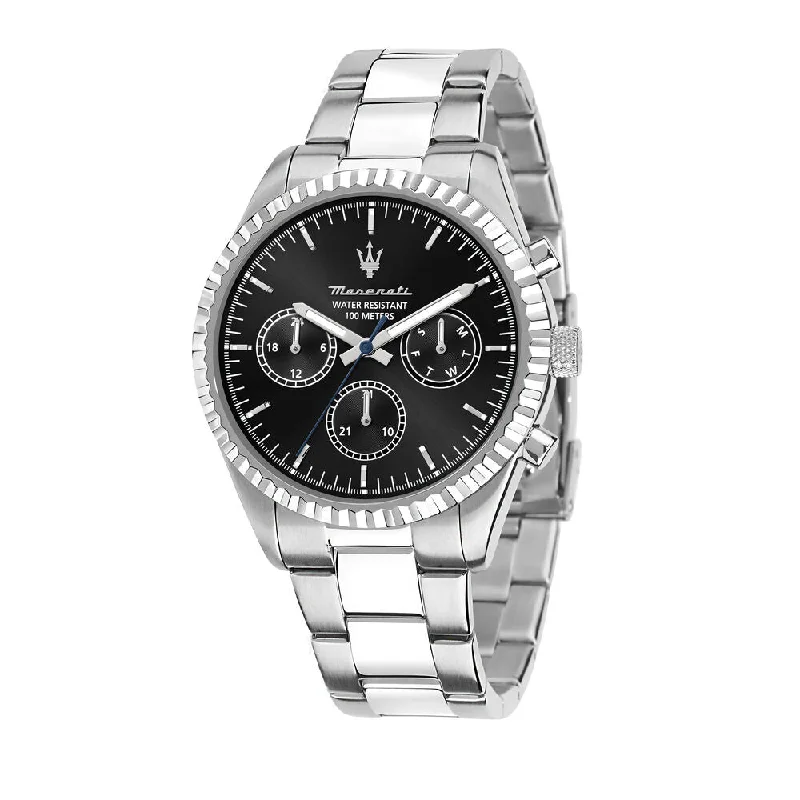 Men's Smart Style Dress Watches-Maserati Competizione Men's Black Watch R8853100023