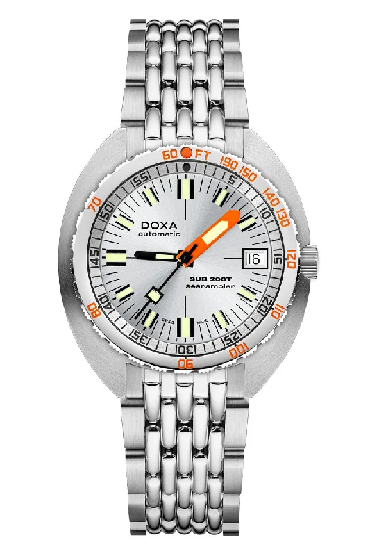 Men's Unique Shape Dress Watches-Doxa Sub 200T Searambler 804.10.021.10