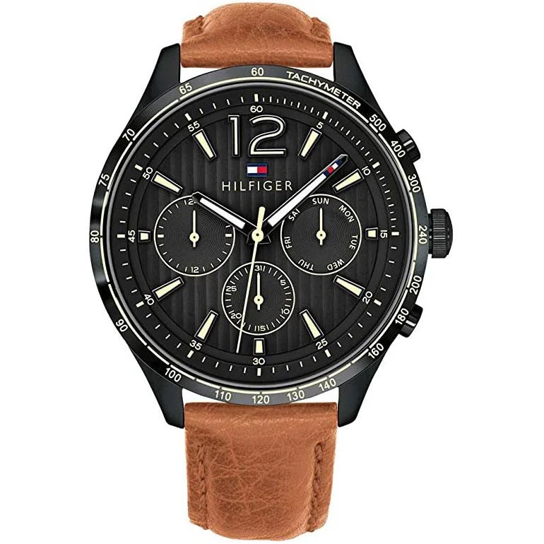 Men's Asian Made Dress Watches-Tommy Hilfiger 1791470 Men's Gavin Brown Chronograph Watch