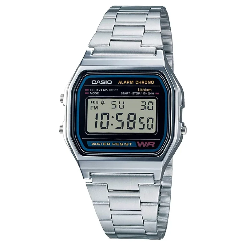 Men's Classic Watch Collection-Casio Watch Digital Vintage Classic A158WA-1DF