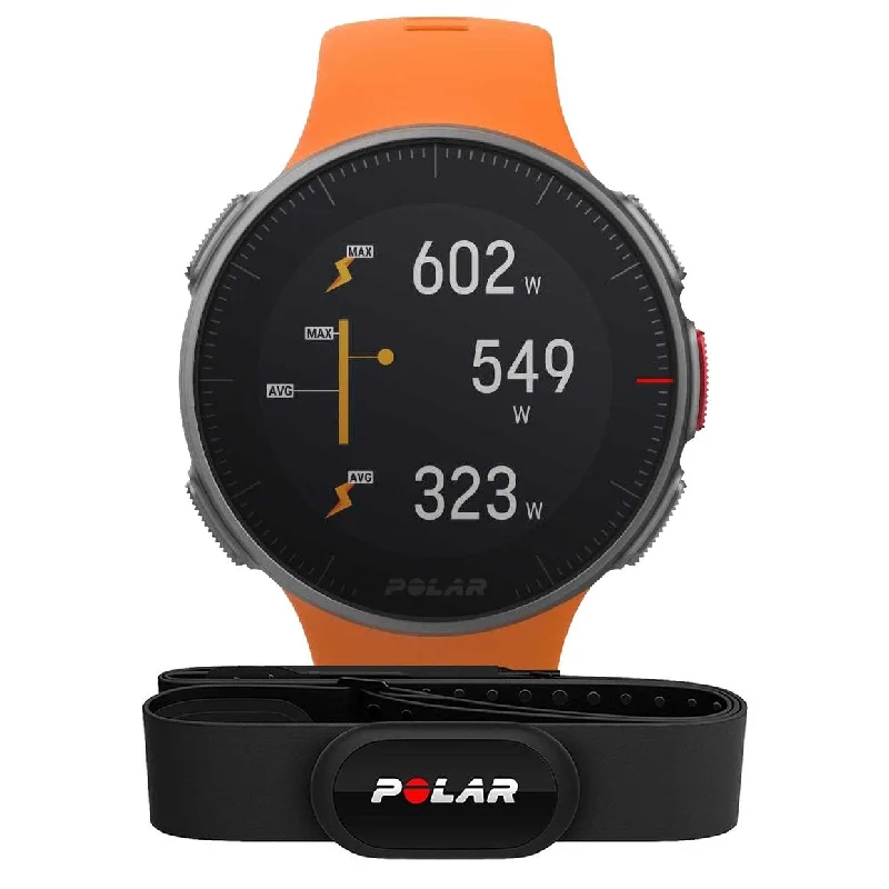 Unisex British Made Watches-Polar 90069666 Vantage V Orange Sport Smartwatch
