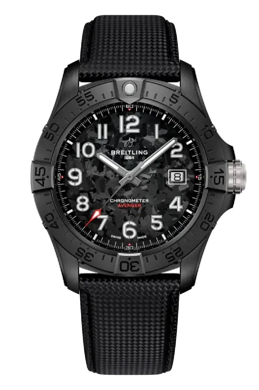 Men's Office Wear Dress Watches-Breitling Avenger Automatic 42 Night Mission S17328101B1X1