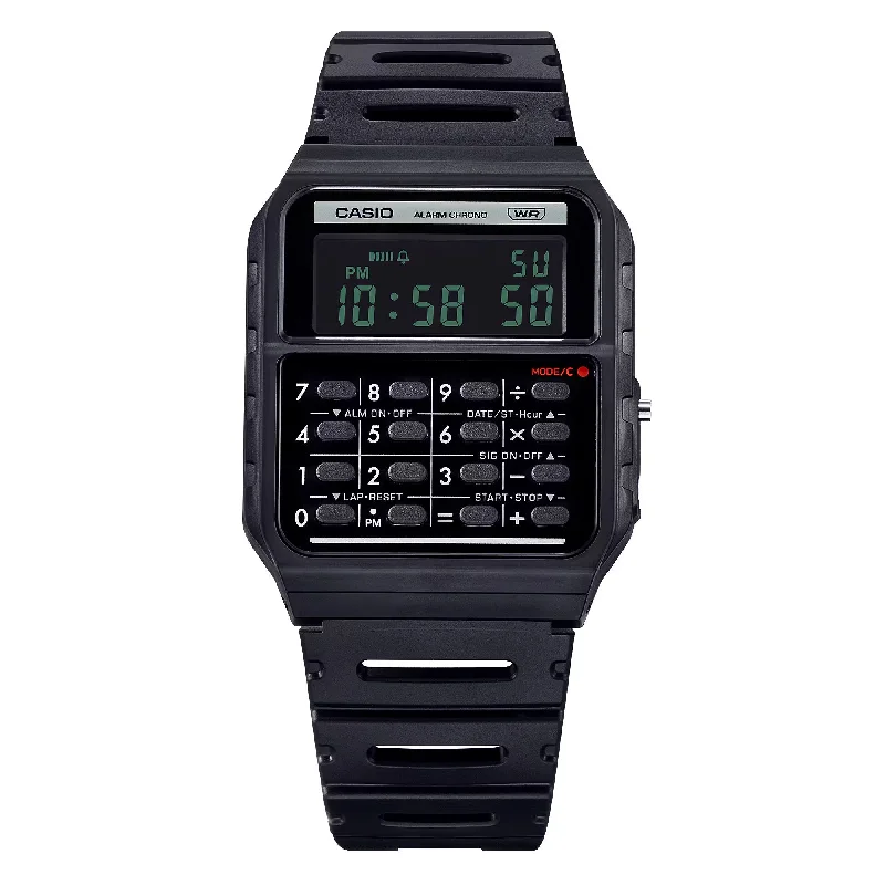 Unisex Special Edition Design Watches-Casio POP Watch Data Bank Calculator Black CA-53WB-1BDF Unisex Special Edition Design Watches-Casio POP Watch Data Bank Calculator Black CA-53WB-1BDF