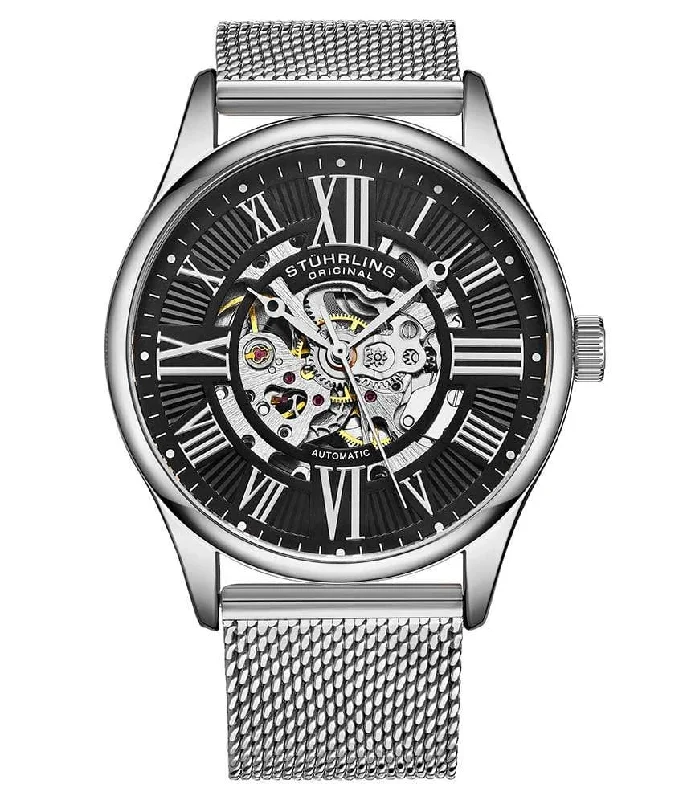 Black Dial/Silver Case/Silver Bracelet