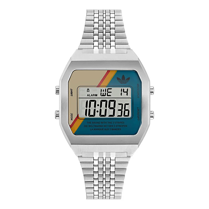 Unisex International Brand Style Watches-Adidas Originals Digital Two Unisex Multicolour Watch AOST23556