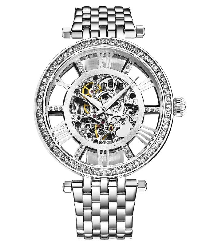 Men's Heritage Watch Sale-Delphi 3944 Automatic 38mm Skeleton