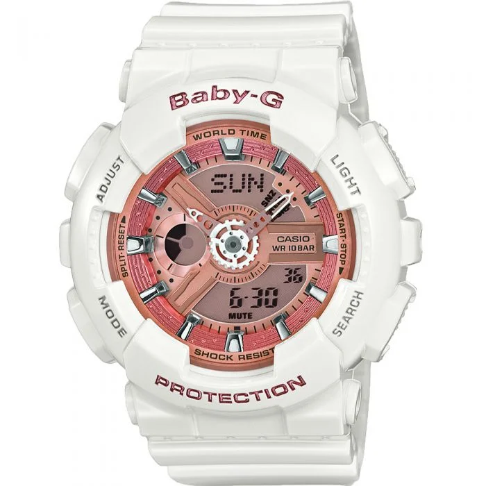 Mens Mechanical Movement Smart Watches-Baby-G BA110-7A1