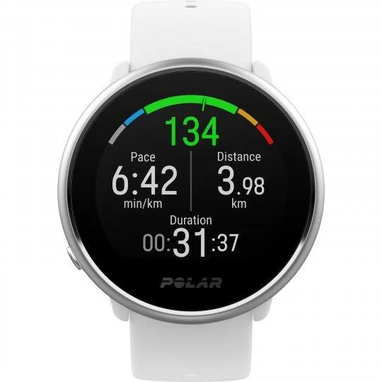 Unisex Minimalist Style Watches-Polar 90072456 Ignite White Fitness Smartwatch