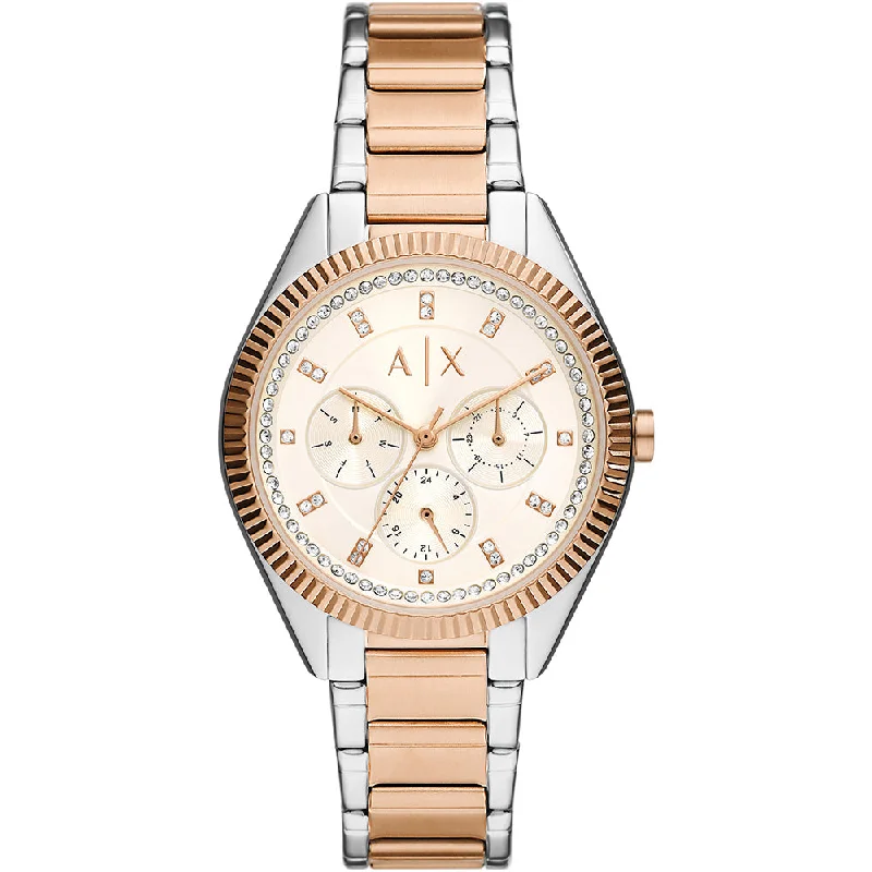 Men's Stylish Style Digital Watches-Armani Exchange AX5662 Lady Giacomo Multi-Function