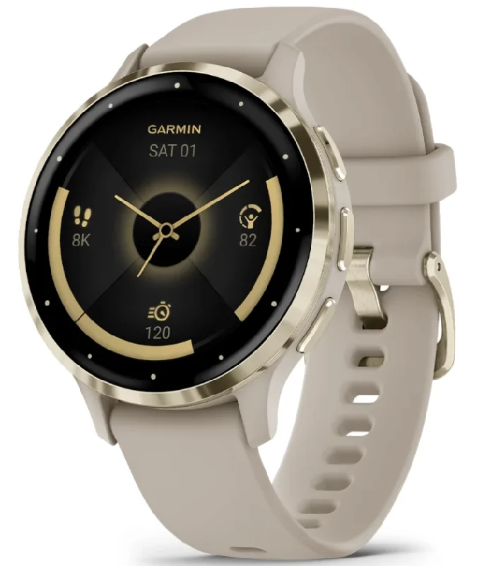 Ladies Smart Watches with Heart Rate Monitoring-Garmin Venu 3S Soft Gold Smartwatch Ladies Smart Watches with Heart Rate Monitoring-Garmin Venu 3S Soft Gold Smartwatch