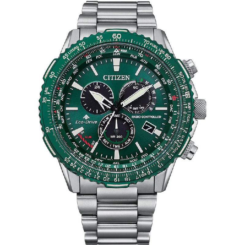 Men's Spring Design Digital Watches-Citizen Promaster Sky CB5004-59W