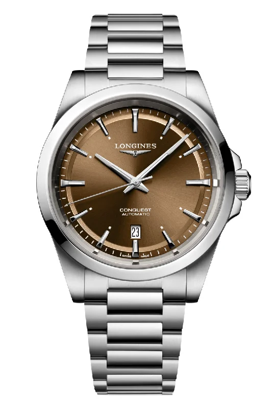 Men's Limited Edition Design Dress Watches-Longines Conquest 41mm Automatic L3.830.4.62.6