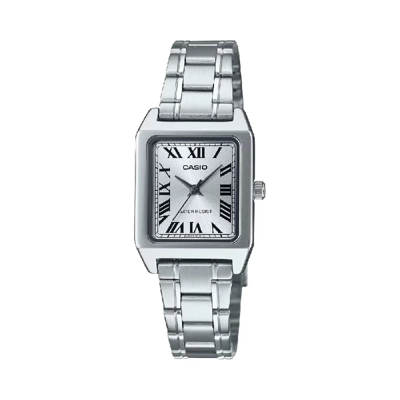 Women's European Made Style Mechanical Watches-Casio collection LTP-B150D-7BEF rettangolare bracciale acciaio Women's European Made Style Mechanical Watches-Casio collection LTP-B150D-7BEF rettangolare bracciale acciaio