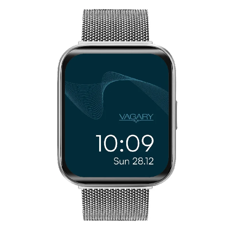 Women's Spring Style Mechanical Watches-Smartwatch Vagary X03A-006VY acciaio mesh con microfono