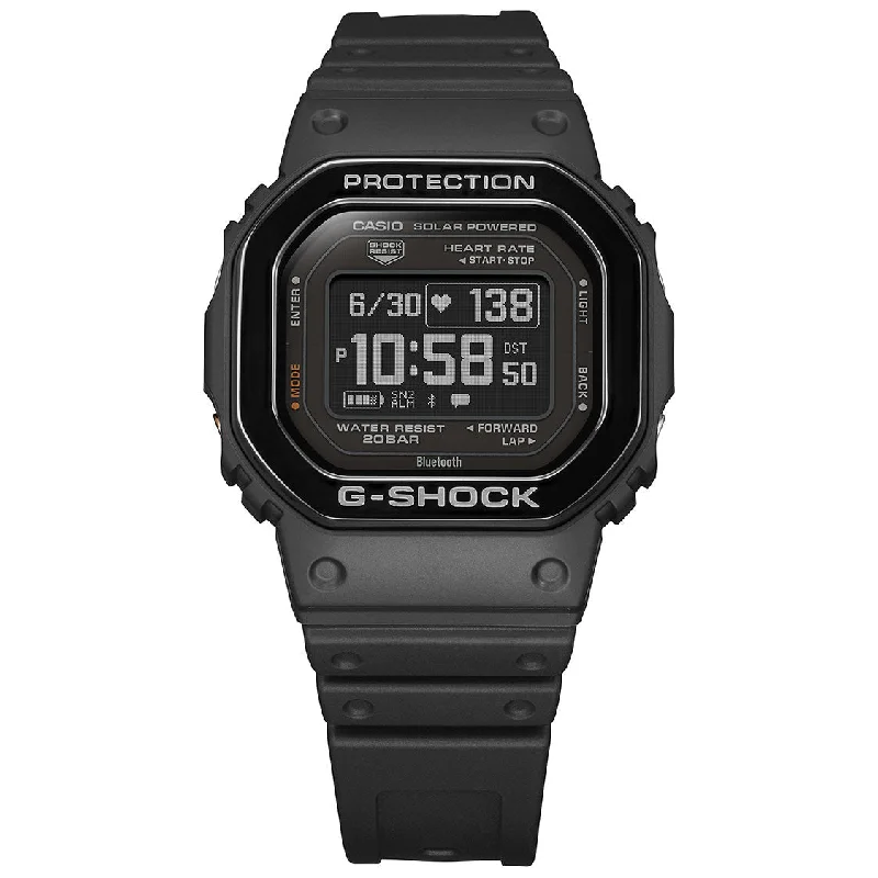 Unisex Elegant Design Watches-Casio G-Shock 40th Anniversary with Heart Rate Men's Black Watch DW-H5600MB-1ER Unisex Elegant Design Watches-Casio G-Shock 40th Anniversary with Heart Rate Men's Black Watch DW-H5600MB-1ER