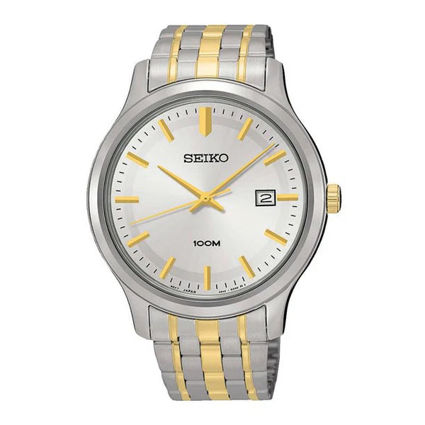 Men's Mechanical Movement Style Men's Watches-Seiko Neo Classic Two-Tone Men's Watch SUR147P1