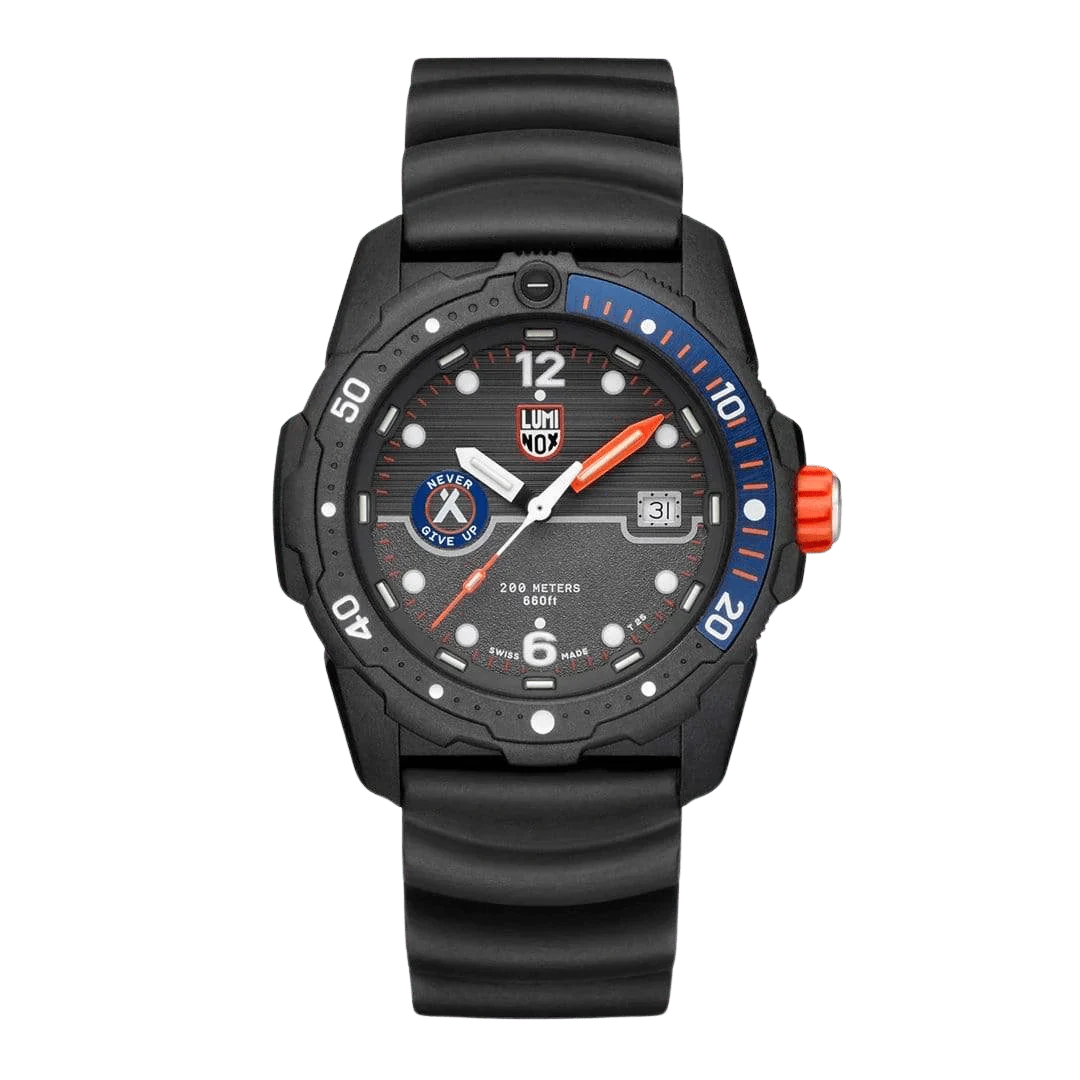 Men's Swiss Watch Solar Powered Edition-Luminox Watch Bear Grylls Survival Sea Blue XB.3723