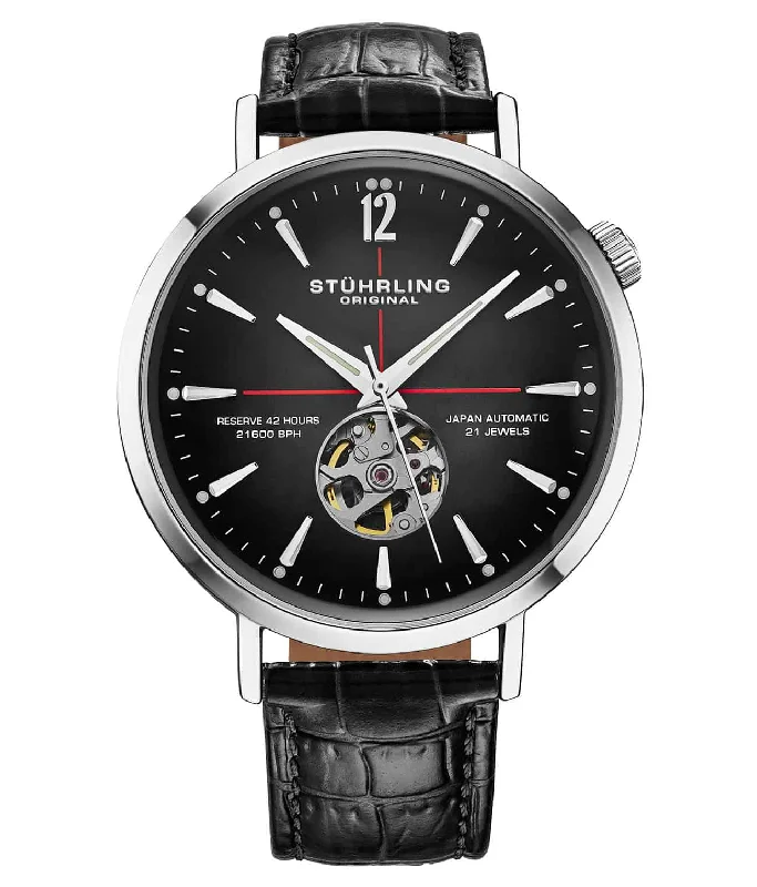 Men's Heritage Watch Deals-Quasar Skeleton Automatic 42mm