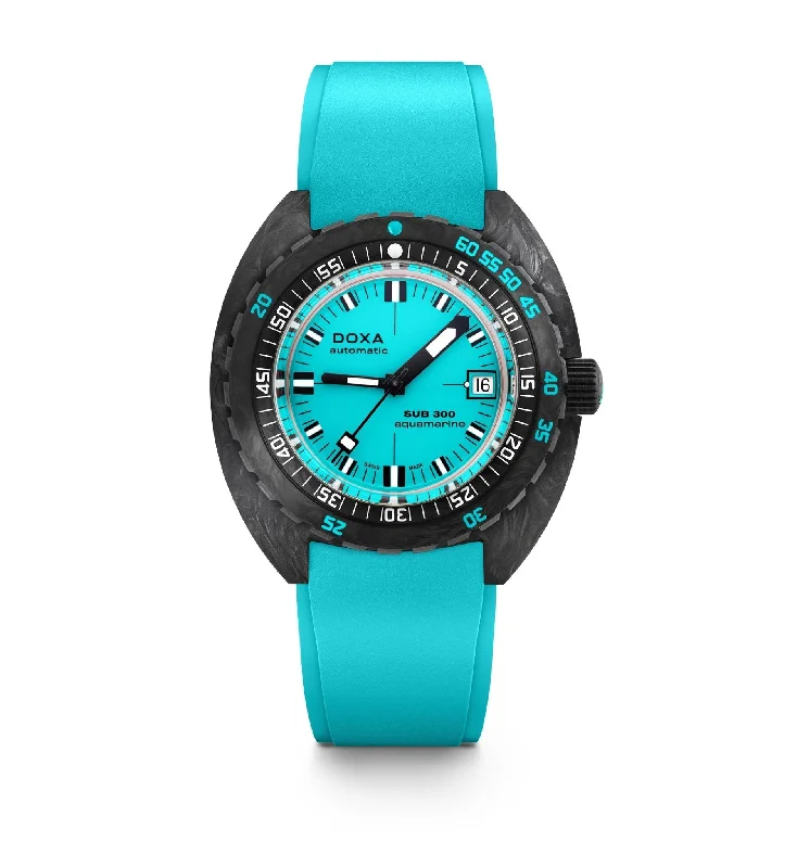 Men's Dive Watches with Deep-Water Rating -Aquamarine