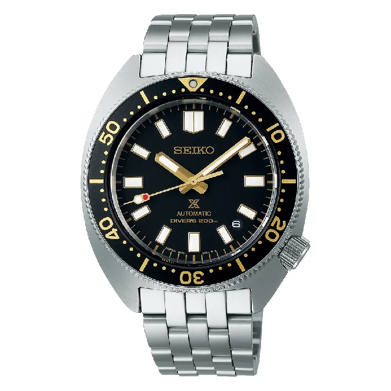 Men's Sports Watches Sale-Seiko Prospex SPB315J1 Turtle nero e oro riedizione del 1968