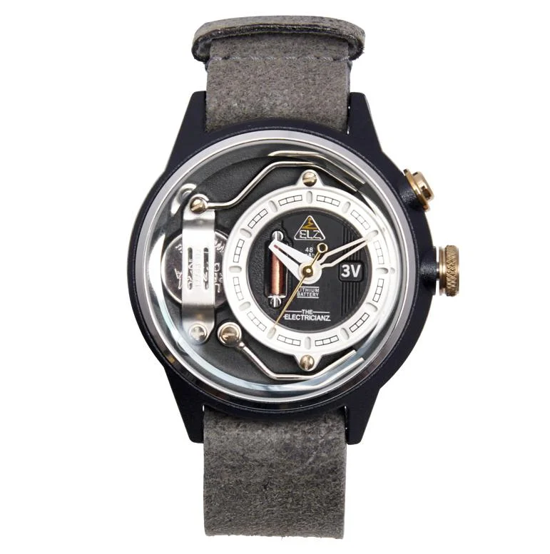 Men's Field Watches Smart Edition-Electricianz Grey Dresscode Greyz Watch ZZ-A1C/01-GR