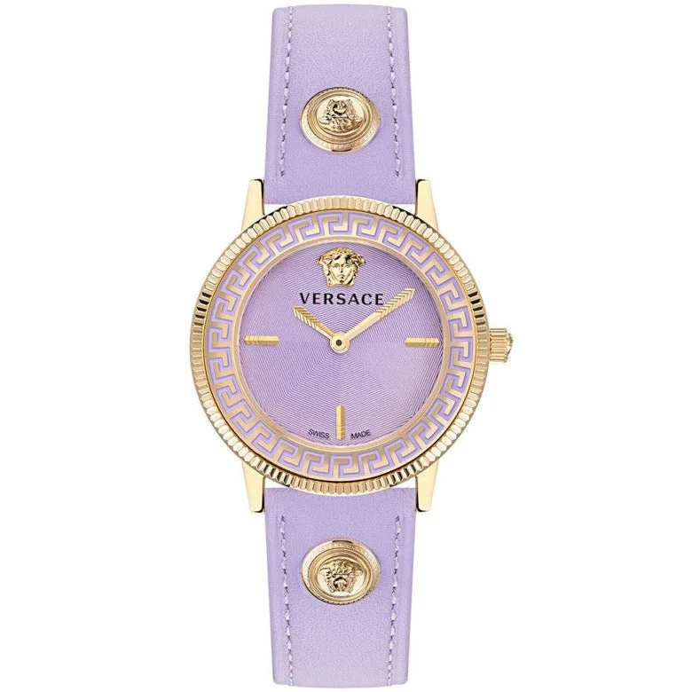 Men's Swiss Limited Edition-Versace Ladies Watch V-Tribute Lilac Gold VE2P00322
