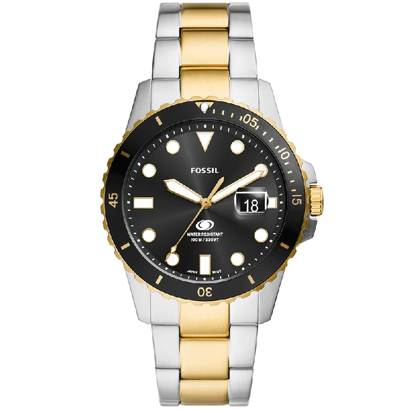 Men's American Made Digital Watches-Fossil Blue FS6031