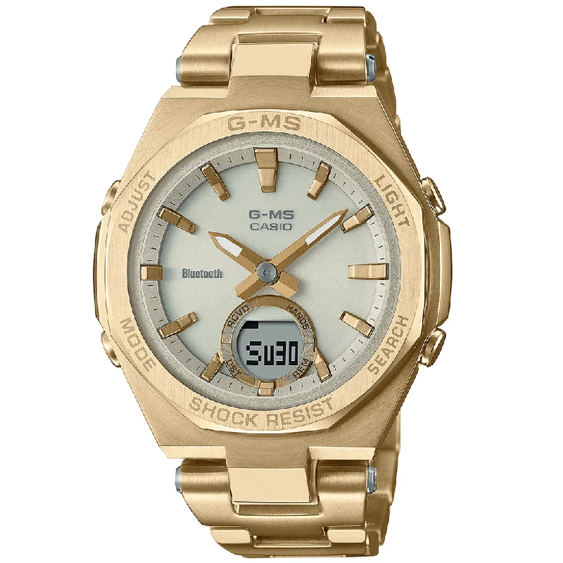 Unisex Waterproof Watches-Casio Baby-G Men's Gold Watch MSG-B100DG-9AER