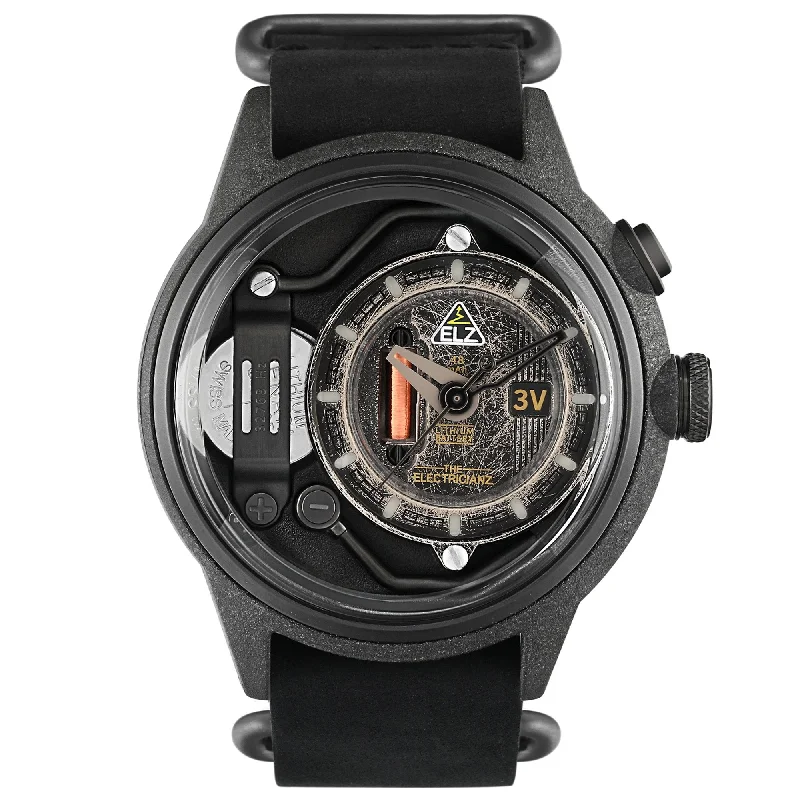 Men's Field Watches Occasional Edition-Electricianz Black Blackout Original Watch ZZ-A1C/03