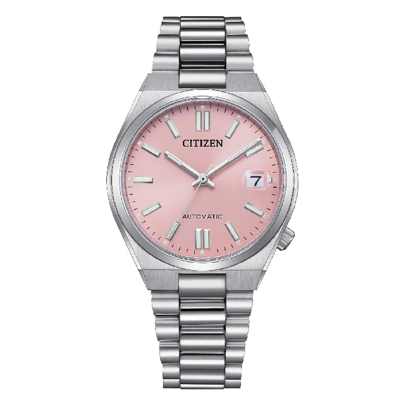 Women's Mechanical Watch Outlet-Orologio Citizen Tsuyosa automatico rosa NJ0200-50Z