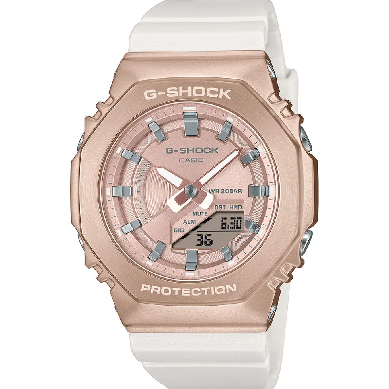 Mens Rectangular Case Style Smart Watches-G-Shock GMS2100CW-7A 'Luxurious Journey'