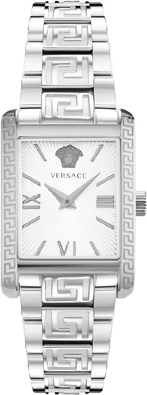 Men's Swiss Summer Edition-Versace Ladies Watch Tonneau 33mm White Bracelet VE1C00722