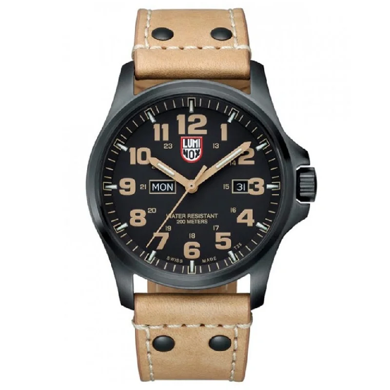 Men's Swiss Watch Mechanical Movement Edition-Luminox Men's Watch Atacama Field Day Date Black Sand XL.1925