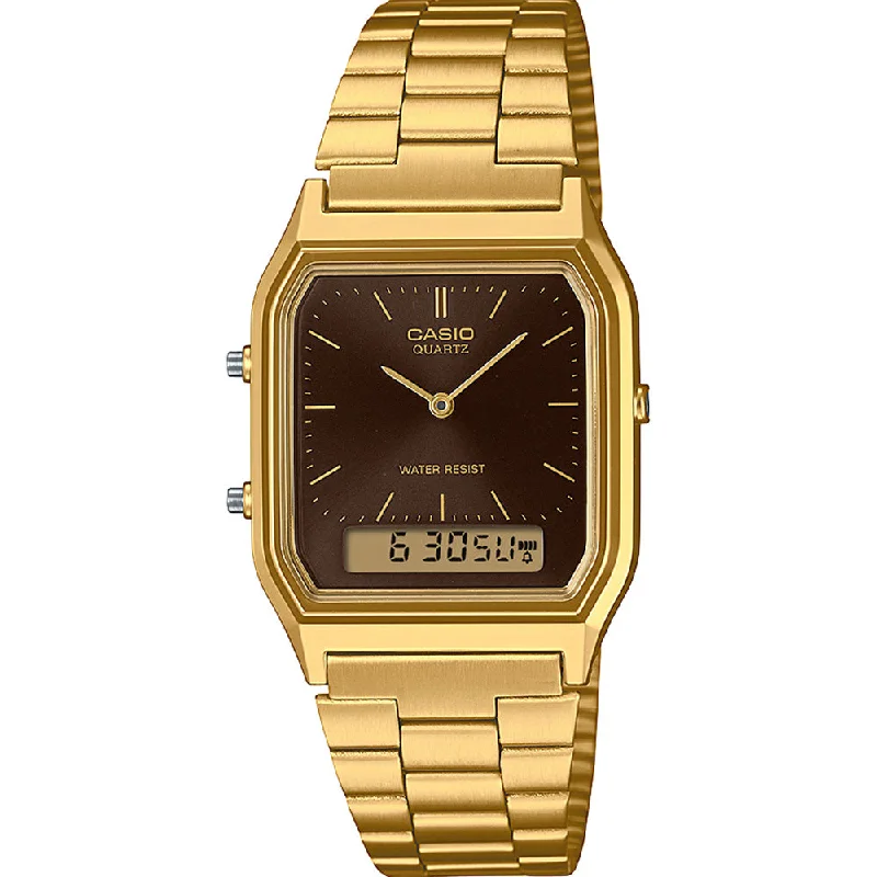 Mens Sophisticated Style Smart Watches-Casio AQ230GA-5A Vintage