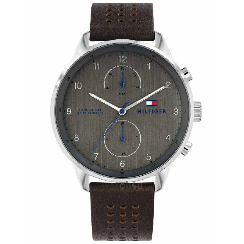 Men's Wedding Style Dress Watches-Tommy Hilfiger 1791579 Men's Grey Watch