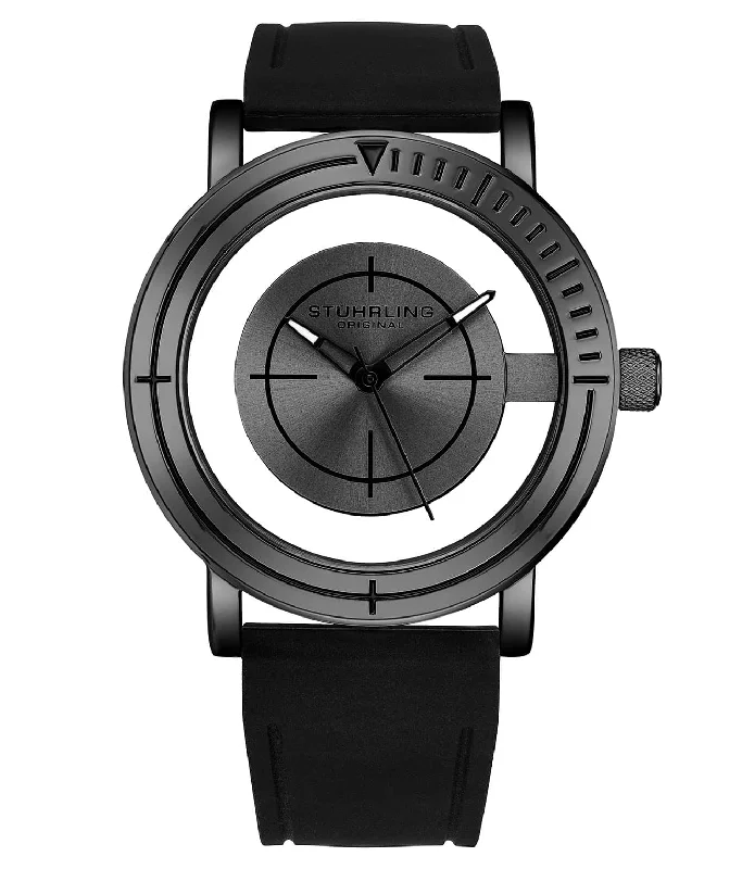 Black Dial/Black Hands/Rubber Black Strap