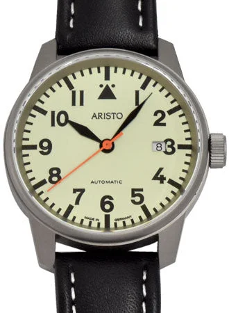 Men's Pin Buckle Field Watches-Flieger 41 Titanium Luminous 5H70Ti - Sapphire
