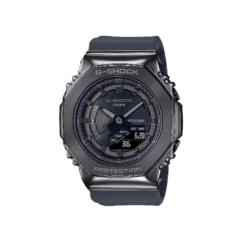Women's Date Night Design Mechanical Watches-Orologio G-Shock donna GM-S2100B-8AER acciaio nero