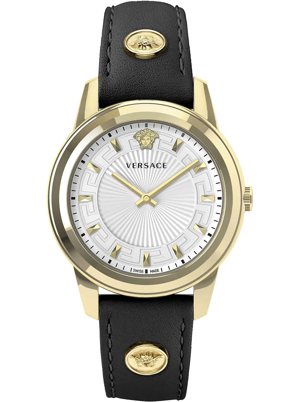Men's Swiss Seasonal Edition-Versace Ladies Watch Greca 38mm Black VEPX01021