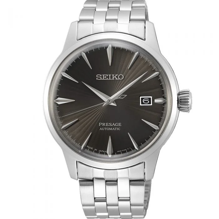Men's Analog Design Digital Watches-Seiko Presage SRPE17J "Espresso Martini" Cocktail Time