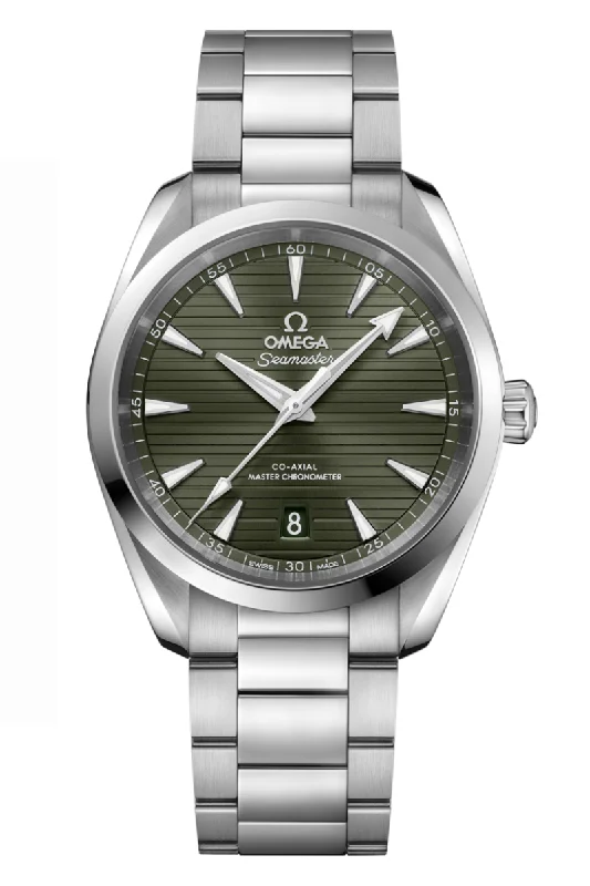Men's Autumn Design Dress Watches-Omega Seamaster Aqua Terra 150M Master Chronometer 38mm 220.10.38.20.10.003