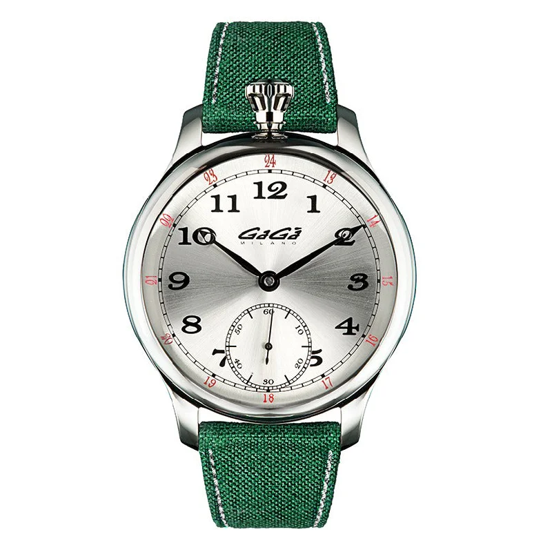 Men's Anniversary Style Men's Watches-GaGà Milano Watch Classic Steel Green 8040