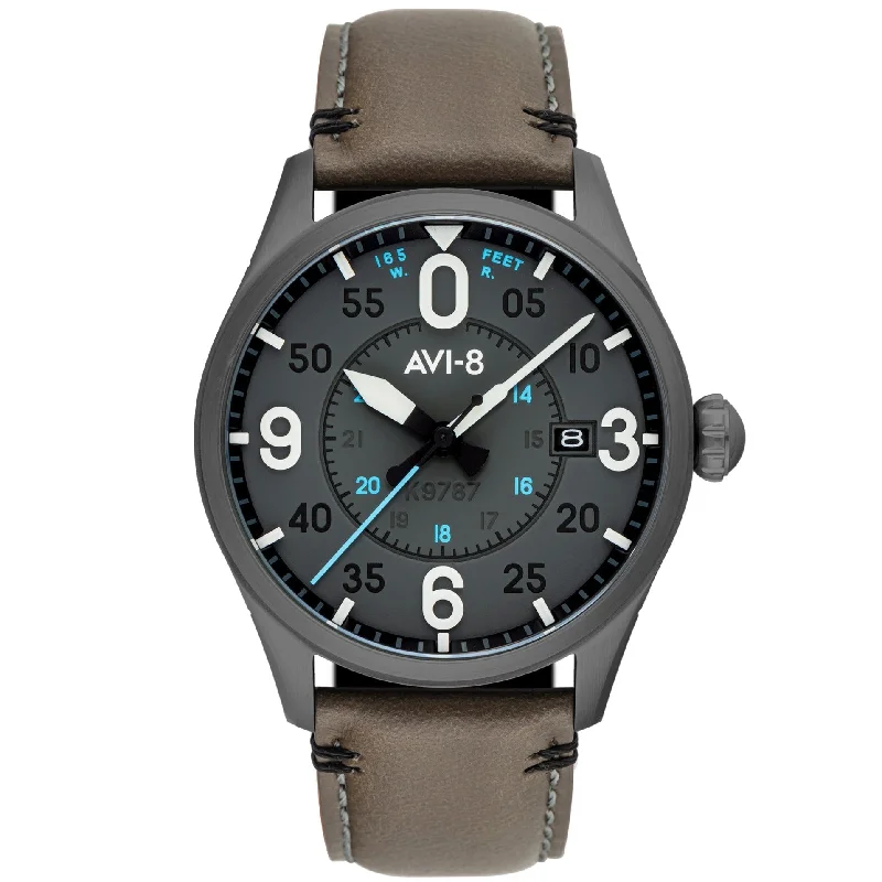 Men's Field Watches Materials-AVI-8 Salisbury Spitfire Smith Automatic Watch AV-4090-04 Men's Field Watches Materials-AVI-8 Salisbury Spitfire Smith Automatic Watch AV-4090-04